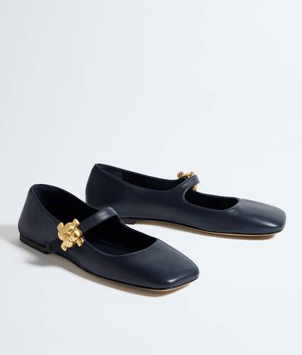 Women's Charlotte Mary-Jane Ballerina in Midnight Bottega Veneta Romania EN - Image 3