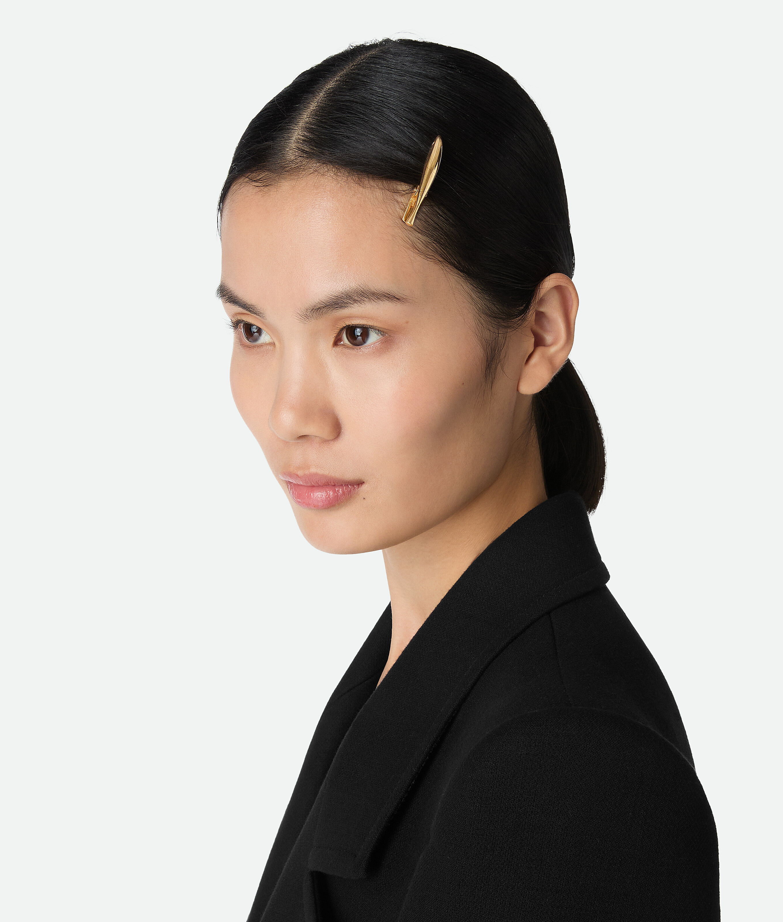 Women's Sardine Hair Clip in Yellow gold Bottega Veneta Zimbabwe EN - Image 2
