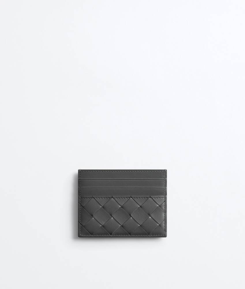 &Eacute;tui pour cartes de cr&eacute;dit Intrecciato pour Homme en Obsidian grey/radar Bottega Veneta Belgique FR - Image 2