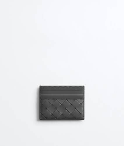 Étui pour cartes de crédit Intrecciato pour Homme en Obsidian grey/radar Bottega Veneta Belgique FR - Image 2