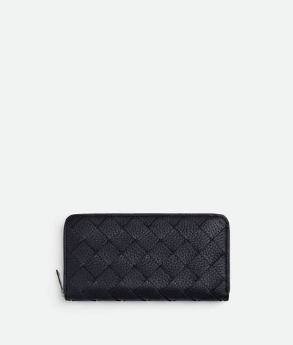 Display a large version of the product image 1 - Intrecciato Zip Around Wallet