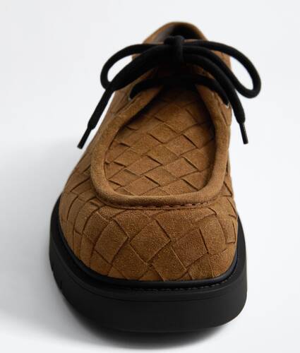 Chaussures &agrave; lacets Haddock pour Homme en Dark caramel Bottega Veneta Monaco FR - Image 4