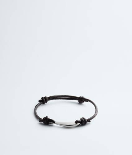 Pulsera Sardine de piel para Mujer en Espresso Bottega Veneta M&eacute;xico ES - Image 1