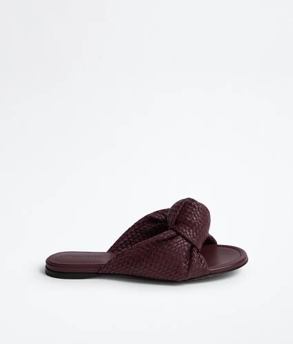 Women's Cherry Flat Mule in Deep mahogany Bottega Veneta United States EN - Image 1