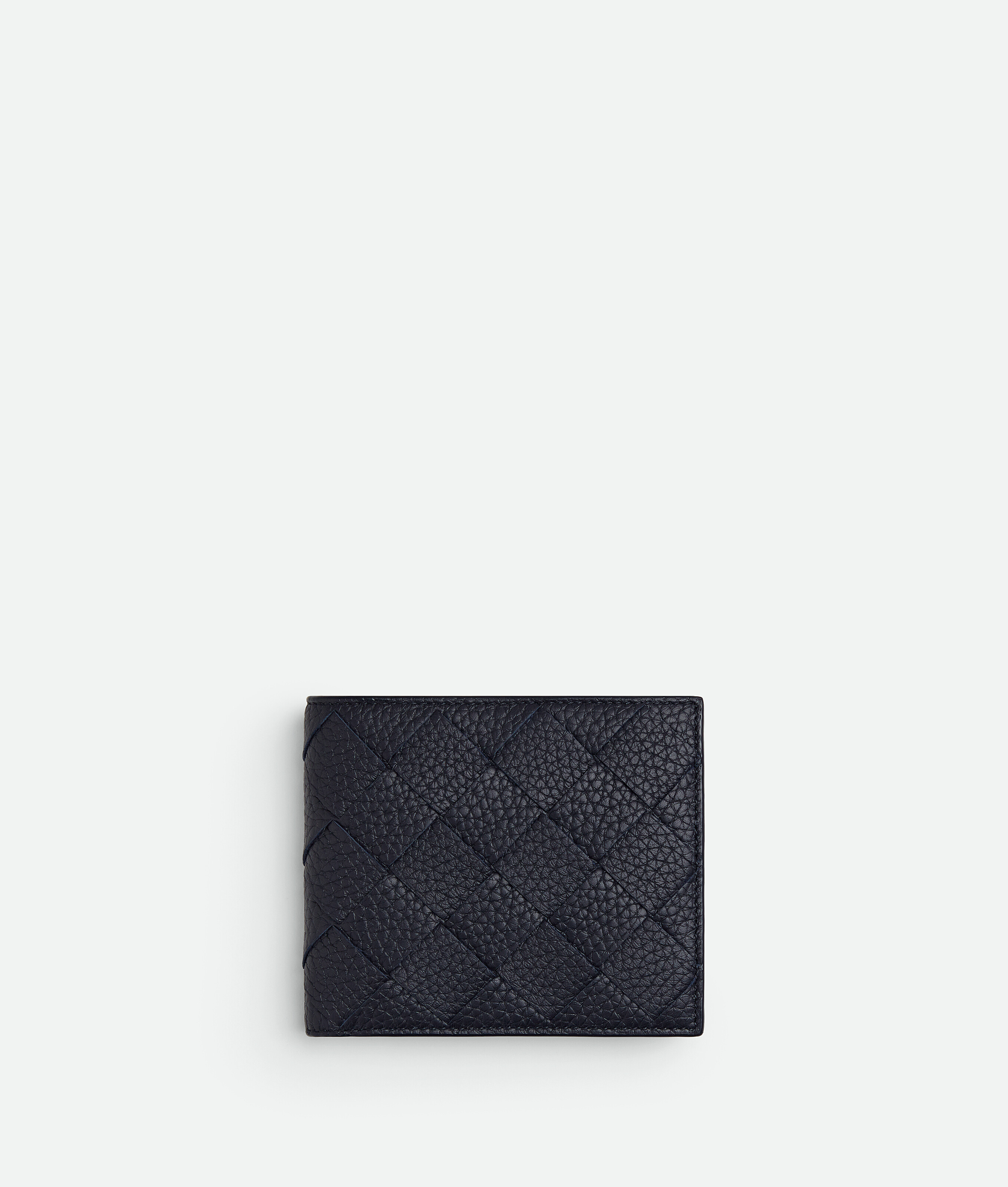Bottega Veneta Intrecciato Bi-fold Wallet With Coin Purse In Black