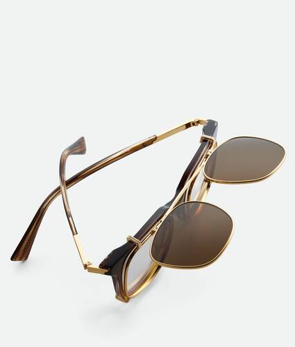 Classic Square Clip On Sunglasses