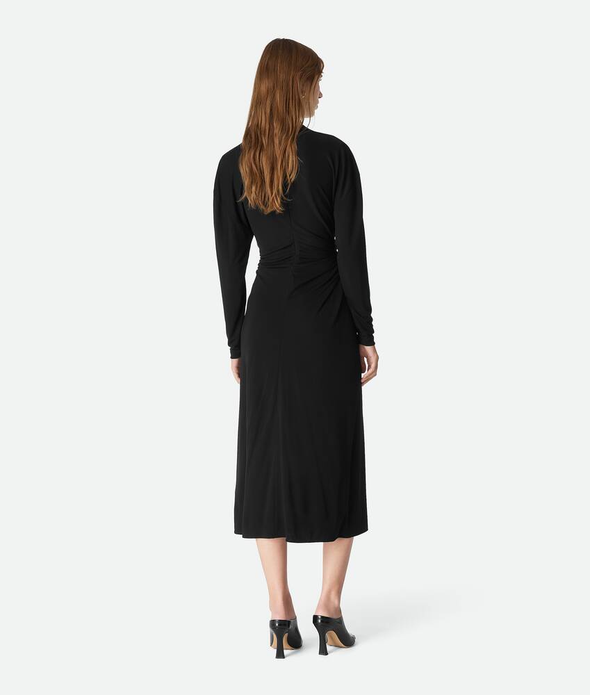 bottega veneta viscose jersey dress Bottega Veneta Crepe Viscose Jersey One-Shoulder Dress, Brown, Women's, 40, Casual & Work Dresses Jersey Dresses