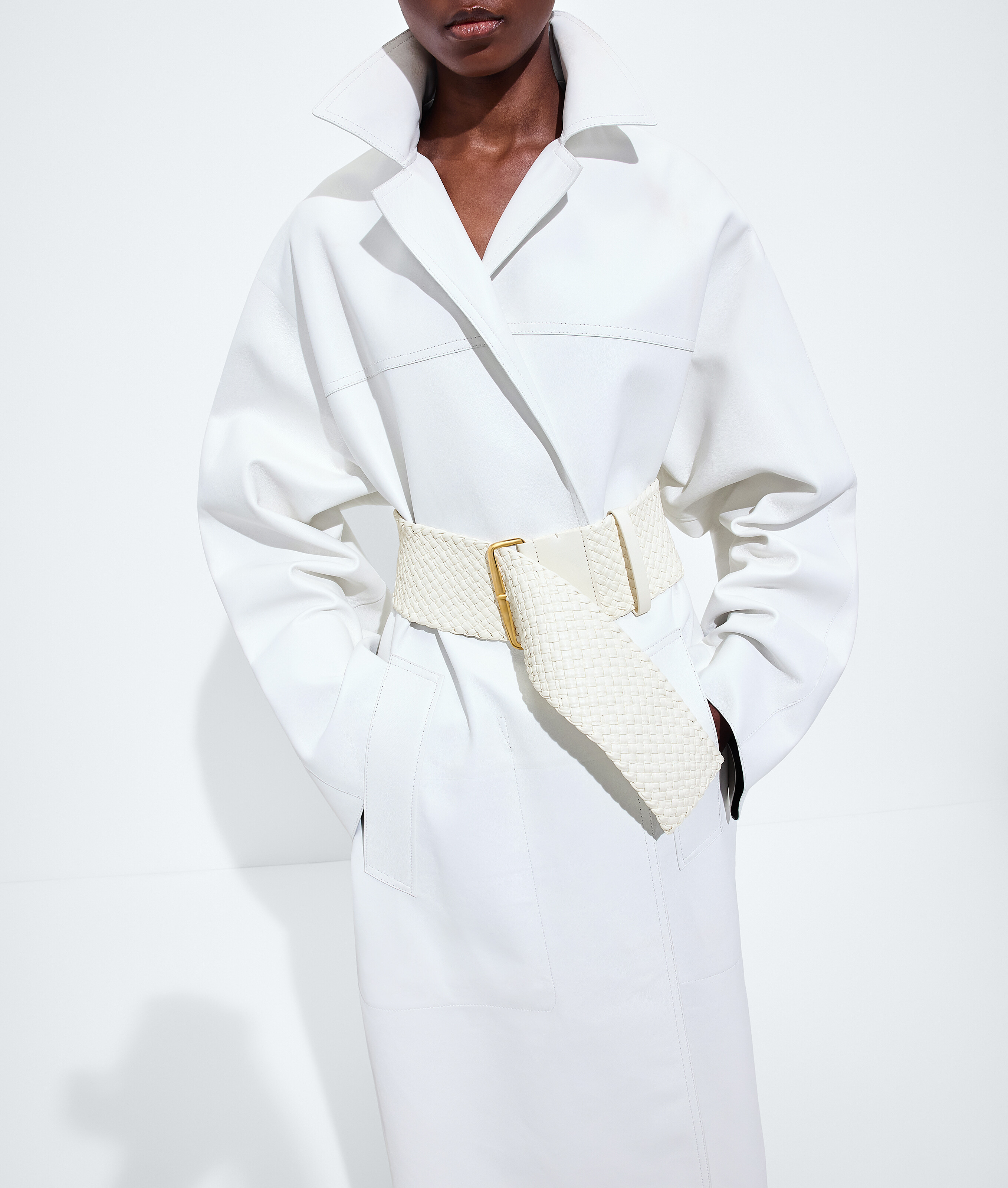Women's Sumo Belt in Alabaster Bottega Veneta Zimbabwe EN - Image 2