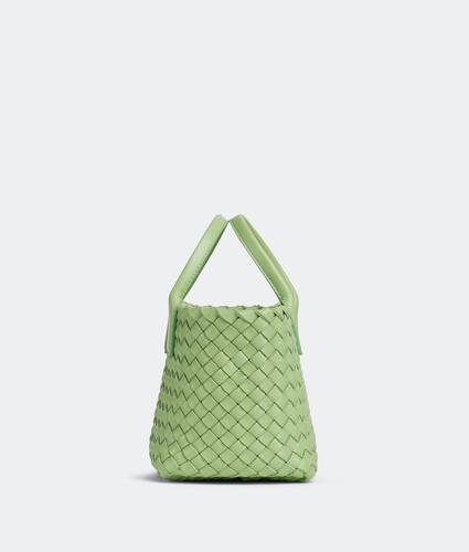 Women's Mini Cabat in Pistachio Bottega Veneta Brazil EN - Image 2
