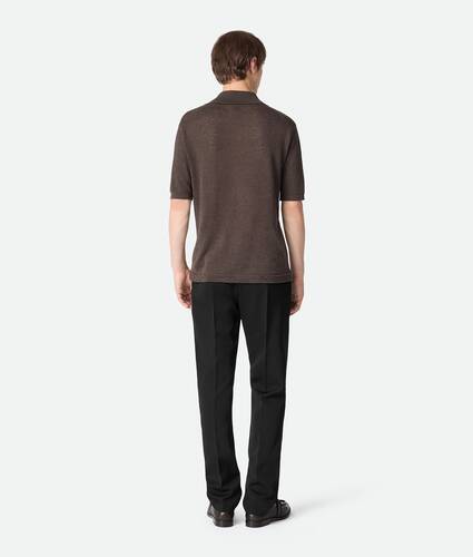 Hose aus Grain-de-Poudre