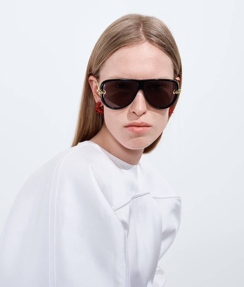 Knot Aviator-Sonnenbrille in Black grey Bottega Veneta Deutschland DE - Image 2