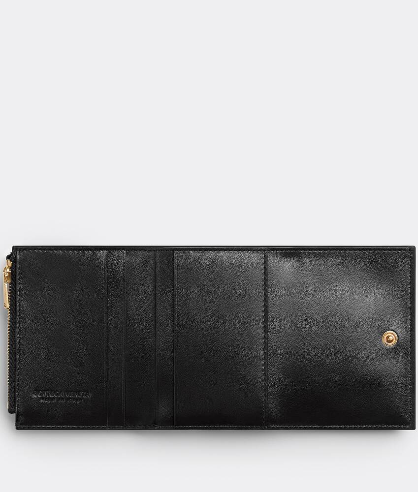 Cartera Cassette Tri-Fold con cremallera para Mujer en Black Bottega Veneta M&eacute;xico ES - Image 2