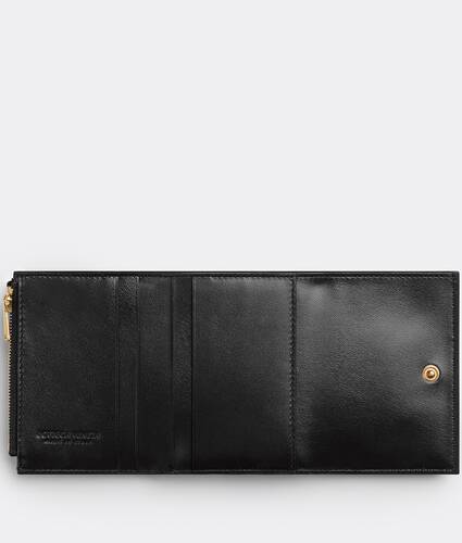 Cartera Cassette Tri-Fold con cremallera para Mujer en Black Bottega Veneta M&eacute;xico ES - Image 2