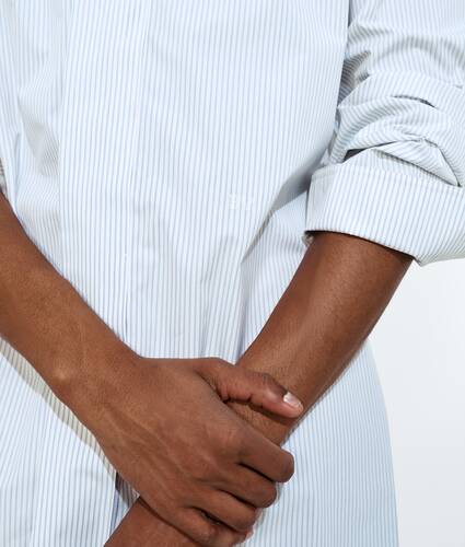 Striped Cotton Poplin Shirt
