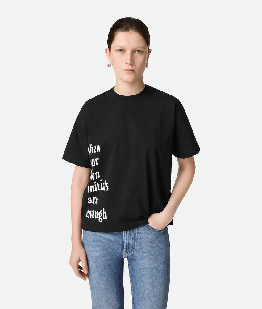 Display a large version of the product image 1 - Cotton Printed Jersey T-Shirt