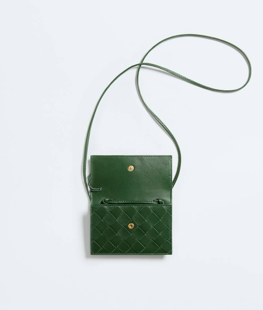 Andiamo证件卡包 为 所有 在 罗勒绿 Bottega Veneta 新加坡 ZH - Image 3