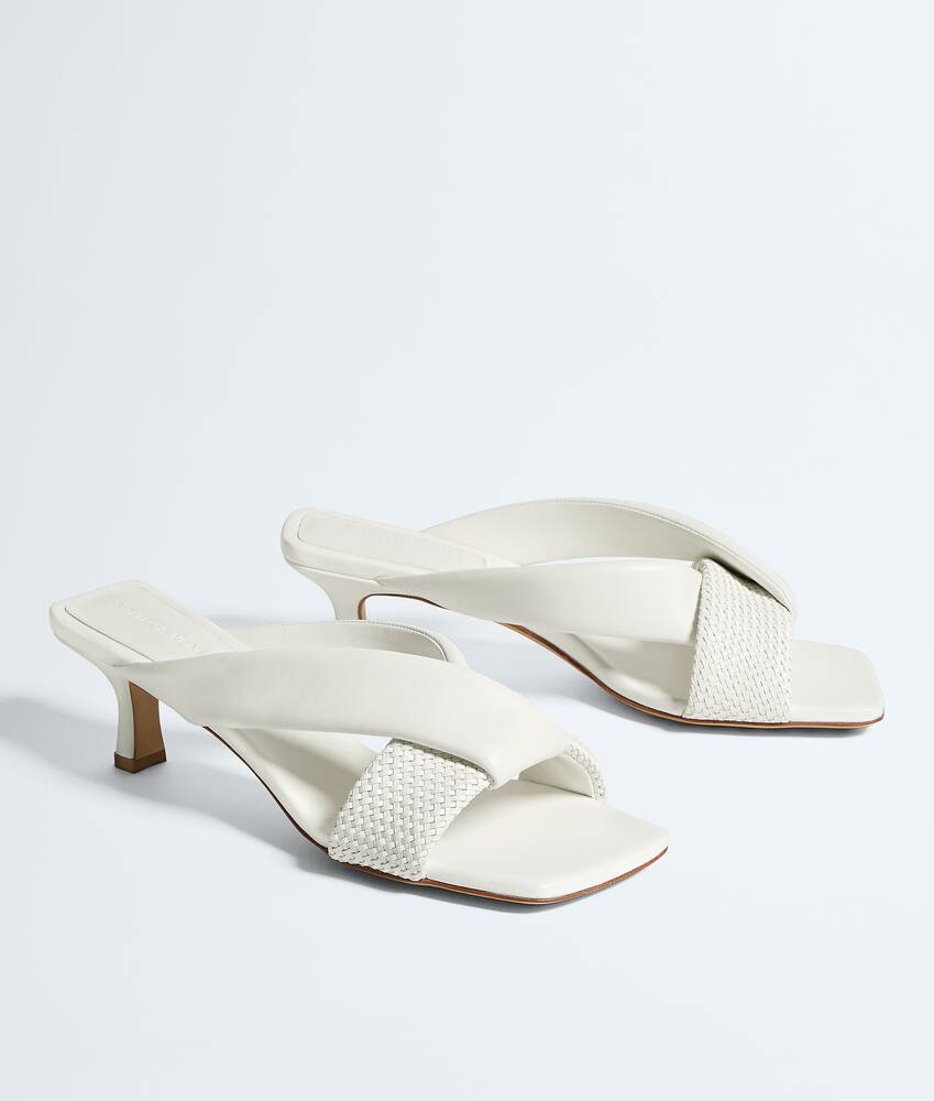 Women's Riva Mule in Alabaster Bottega Veneta Spain EN - Image 3
