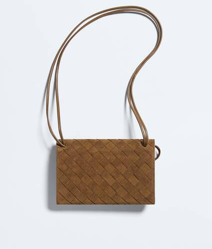 Andiamo Pouch mit Riemen f&uuml;r Damen in Dark caramel Bottega Veneta Schweiz DE - Image 4