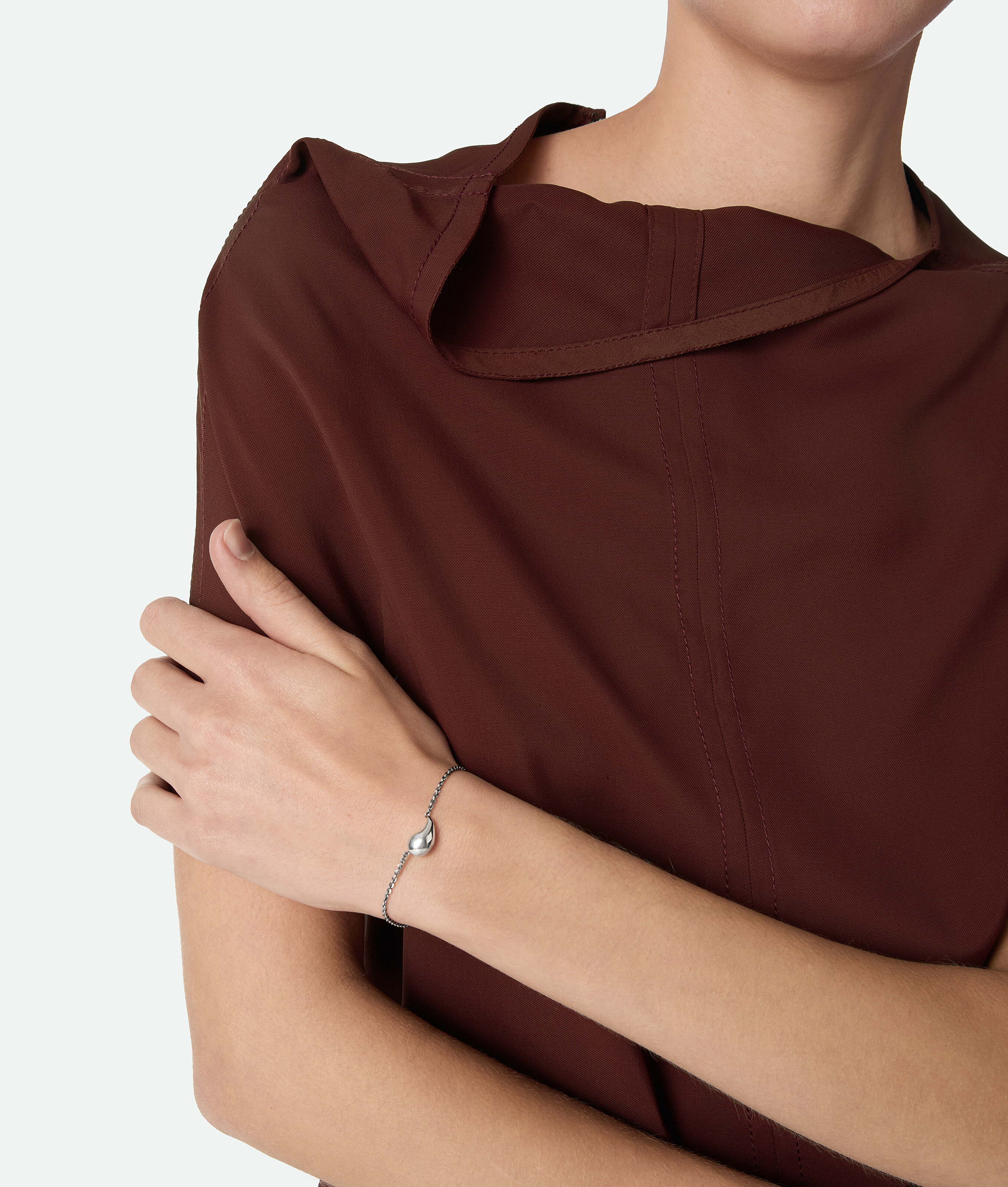 Bottega Veneta Drop Bracelet - Silver - Woman - M