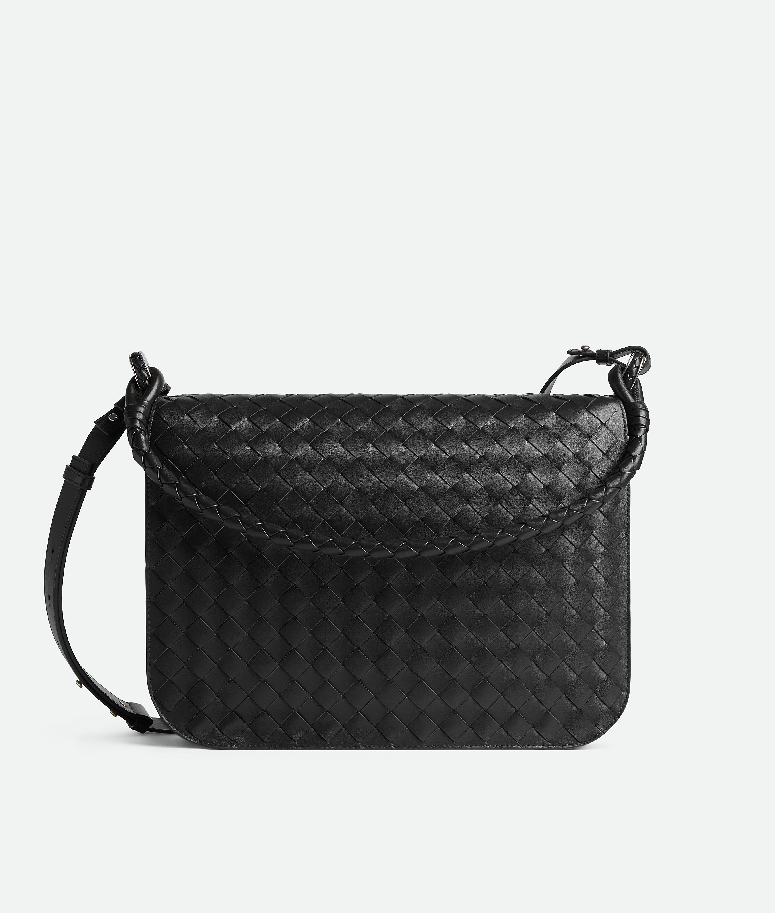 ショルダーバッグ Bottega Veneta Men's Swing Messenger in Black | Bottega Veneta US