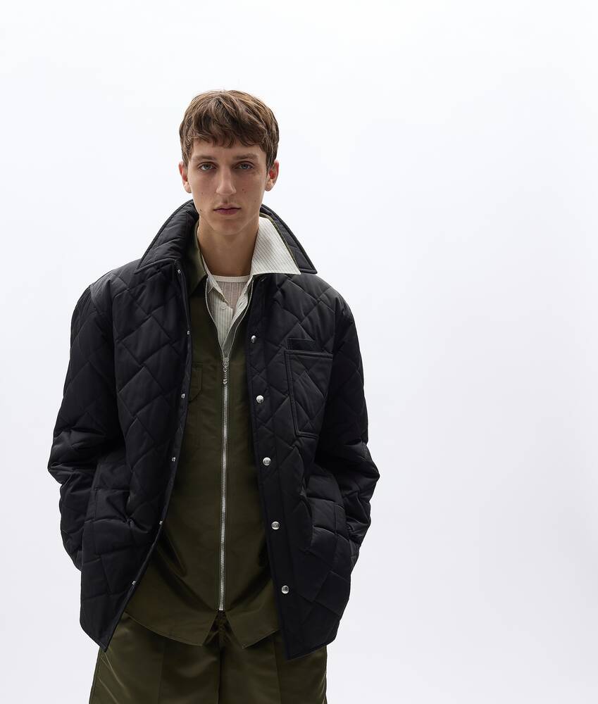 Sobrecamisa acolchada de algod&oacute;n y nailon para Hombre en Double black Bottega Veneta Estados Unidos ES - Image 3