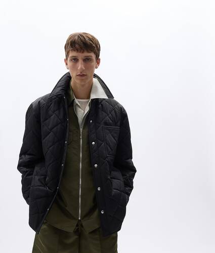 Sobrecamisa acolchada de algod&oacute;n y nailon para Hombre en Double black Bottega Veneta Estados Unidos ES - Image 3