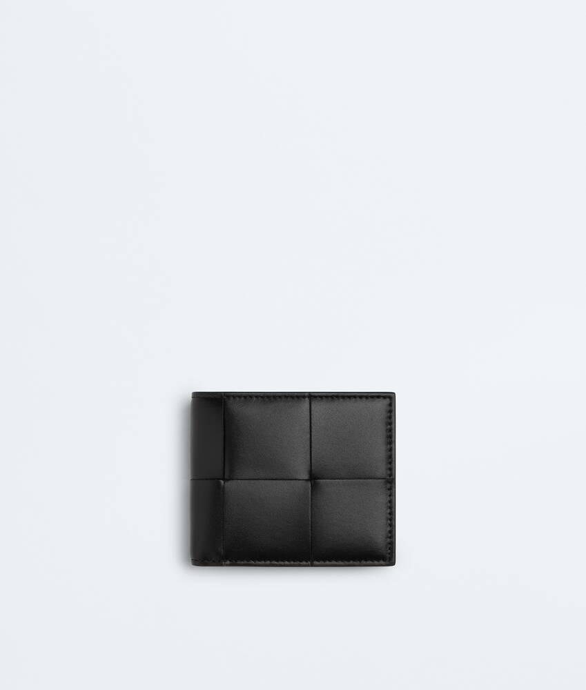 Cassette Bi-Fold Wallet in Black/parakeet