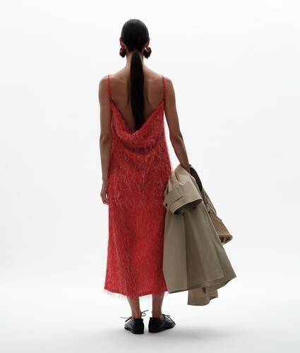 ビスコース フィルクーペ ドレス のために ウィメンズ で フラッシュレッド Bottega Veneta 日本 JA - Image 3