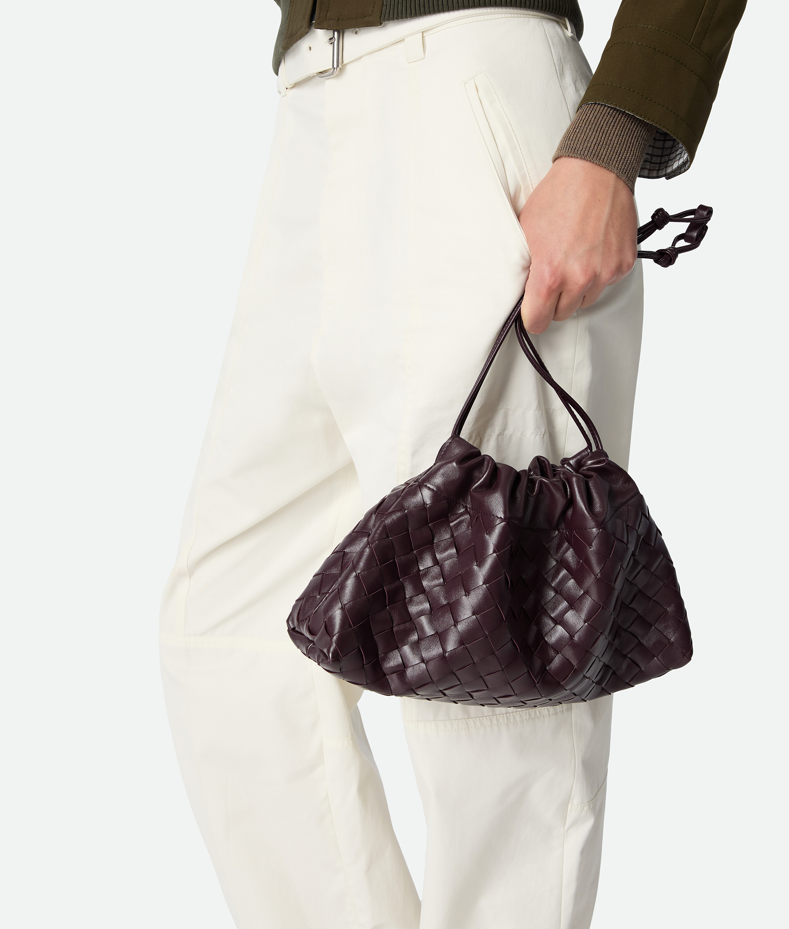 Women's Dustbag Notte in Dark barolo Bottega Veneta Luxembourg EN - Image 5