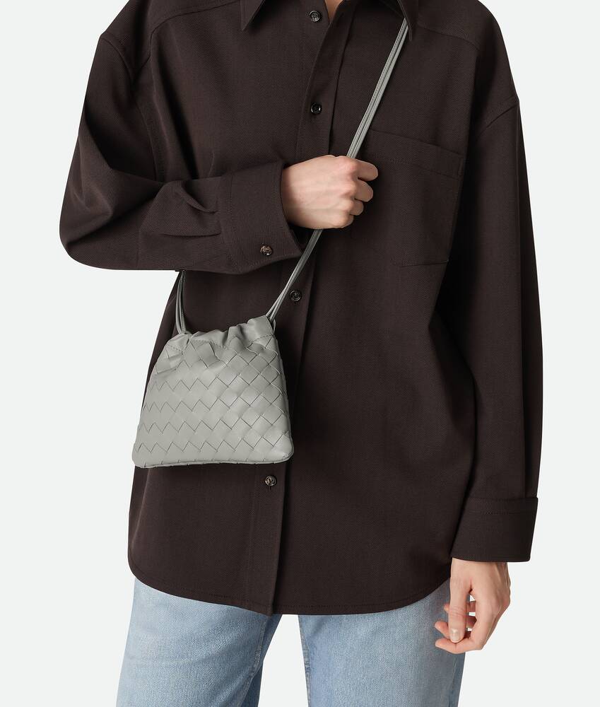 Women's Small Dustbag in Sterling Bottega Veneta Spain EN - Image 2