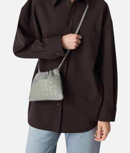Women's Small Dustbag in Sterling Bottega Veneta Switzerland EN - Image 2