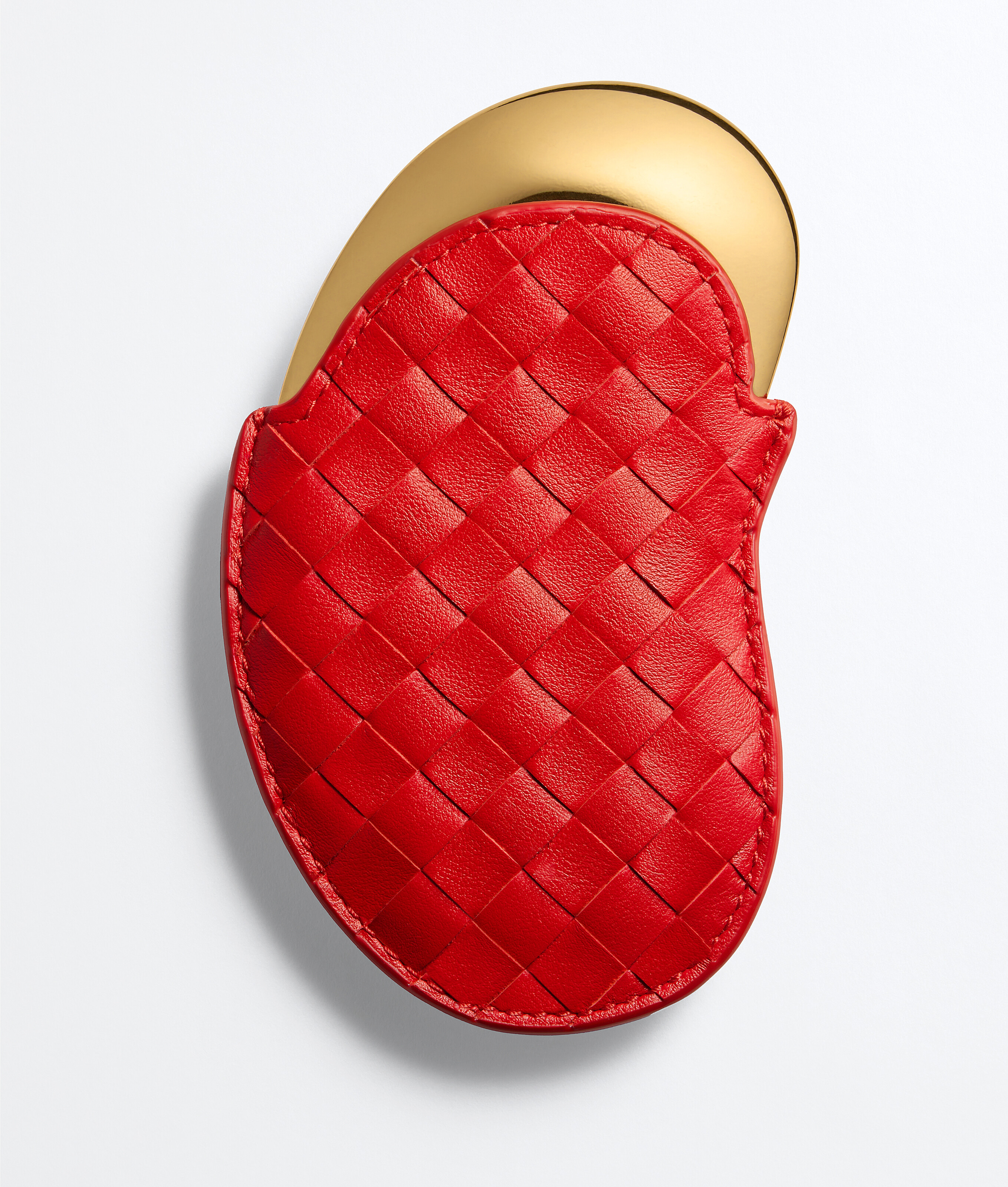 Pocket Mirror in Cardinal Bottega Veneta Japan EN - Image 1