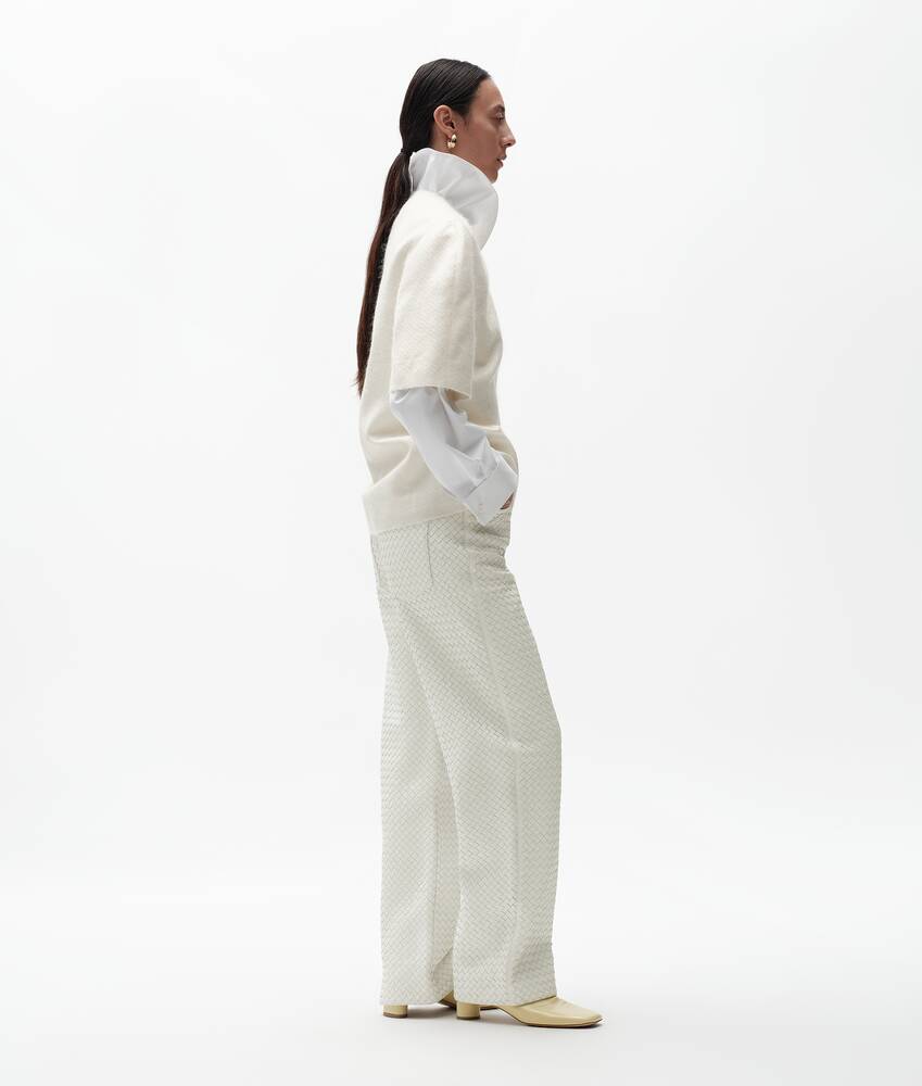 Ela's Blusa em L&atilde; Mohair e Seda Mikado em Rice Bottega Veneta Brasil PT - Image 2