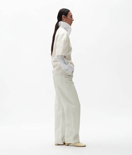 Ela's Blusa em L&atilde; Mohair e Seda Mikado em Rice Bottega Veneta Brasil PT - Image 2
