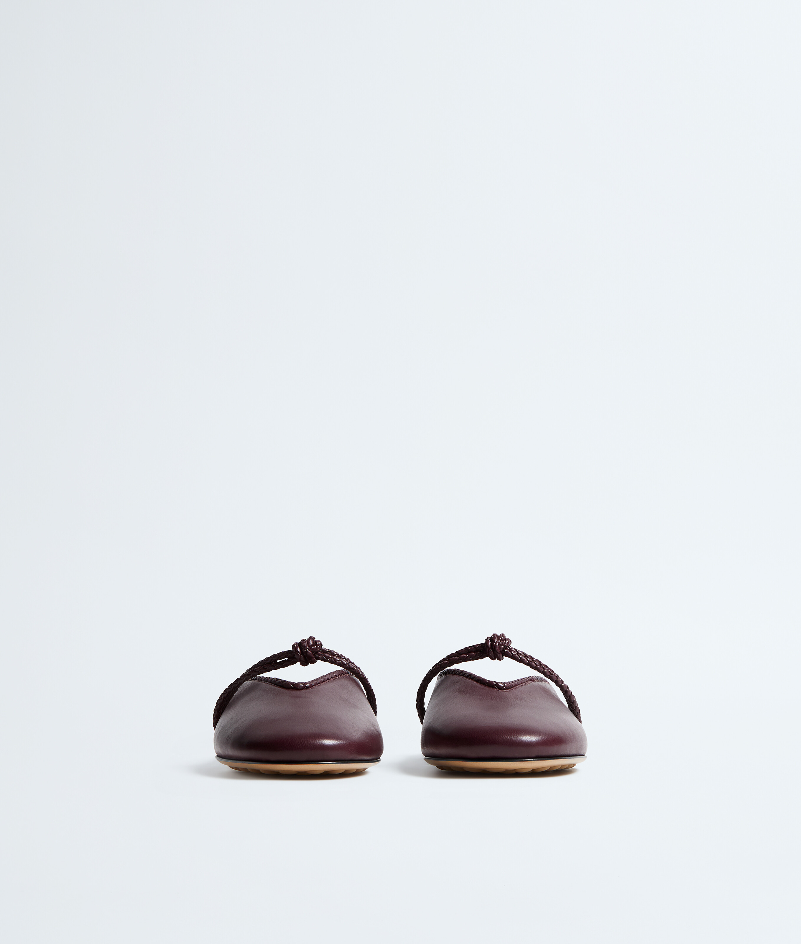 Women's Rosa Mary-Jane Ballerina in Deep mahogany Bottega Veneta Luxembourg EN - Image 3