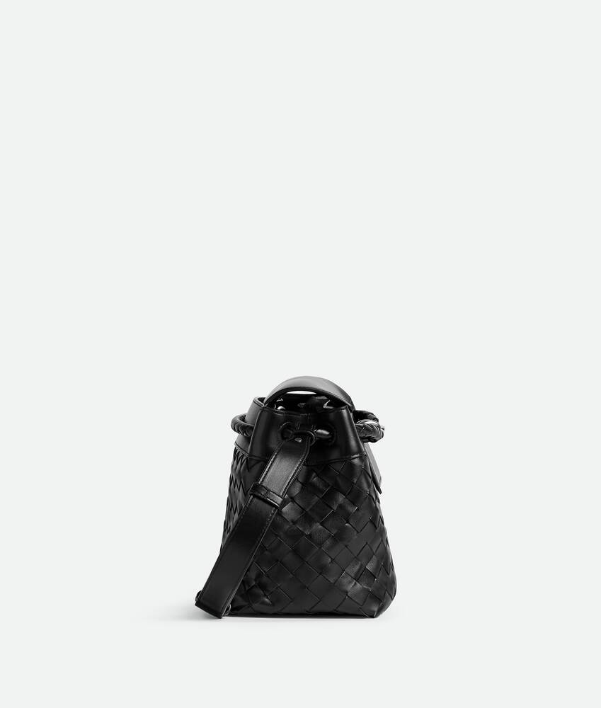 Men's Small Andiamo Messenger in Black Bottega Veneta Greece EN - Image 4