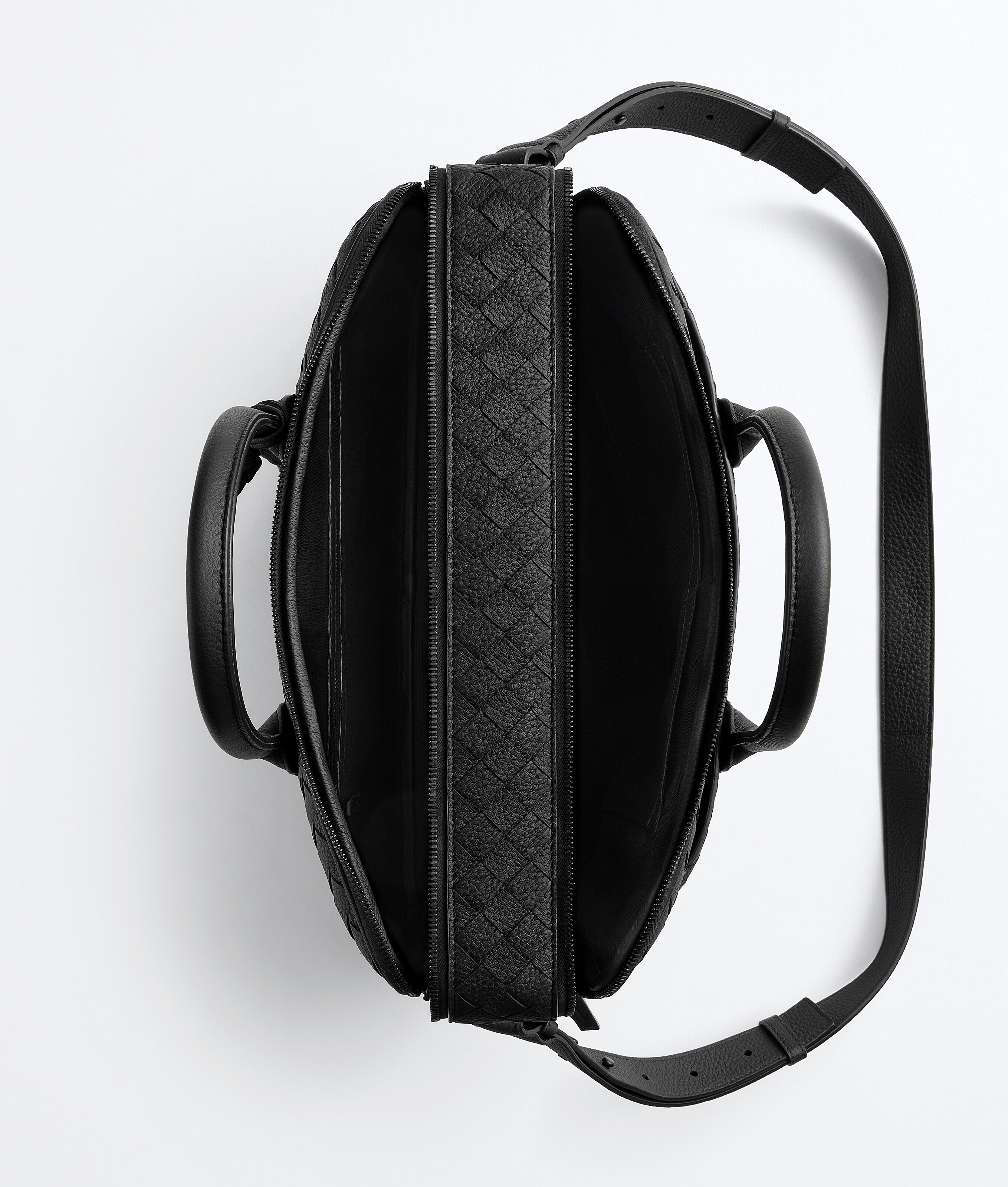 Men's Getaway Briefcase in Black Bottega Veneta Luxembourg EN - Image 2