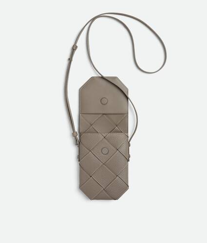 Men's Diago Phone Pouch in Limestone/natural Bottega Veneta United Arab Emirates EN - Image 2
