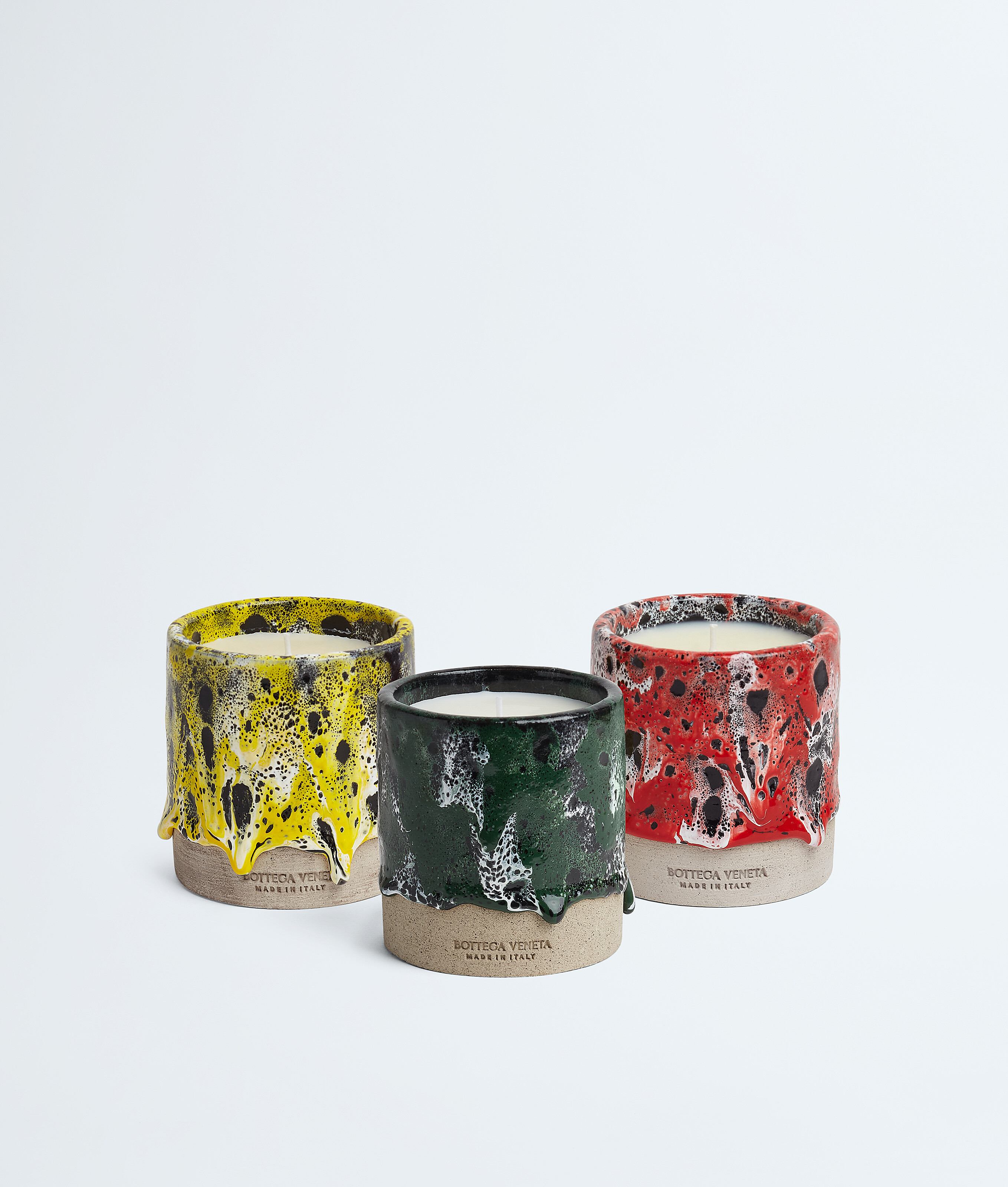 Raintree Glaze Candle in Green/white/black Bottega Veneta Czechia EN - Image 2