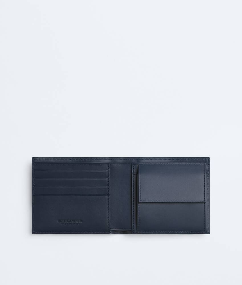Men's Intrecciato Bi-Fold Wallet With Coin Purse in Space Bottega Veneta United States EN - Image 2