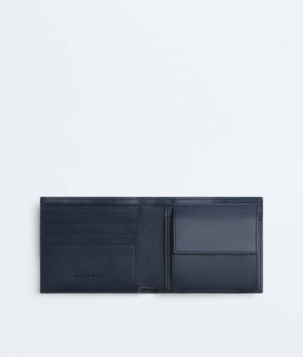 Men's Intrecciato Bi-Fold Wallet With Coin Purse in Space Bottega Veneta Norway EN - Image 2