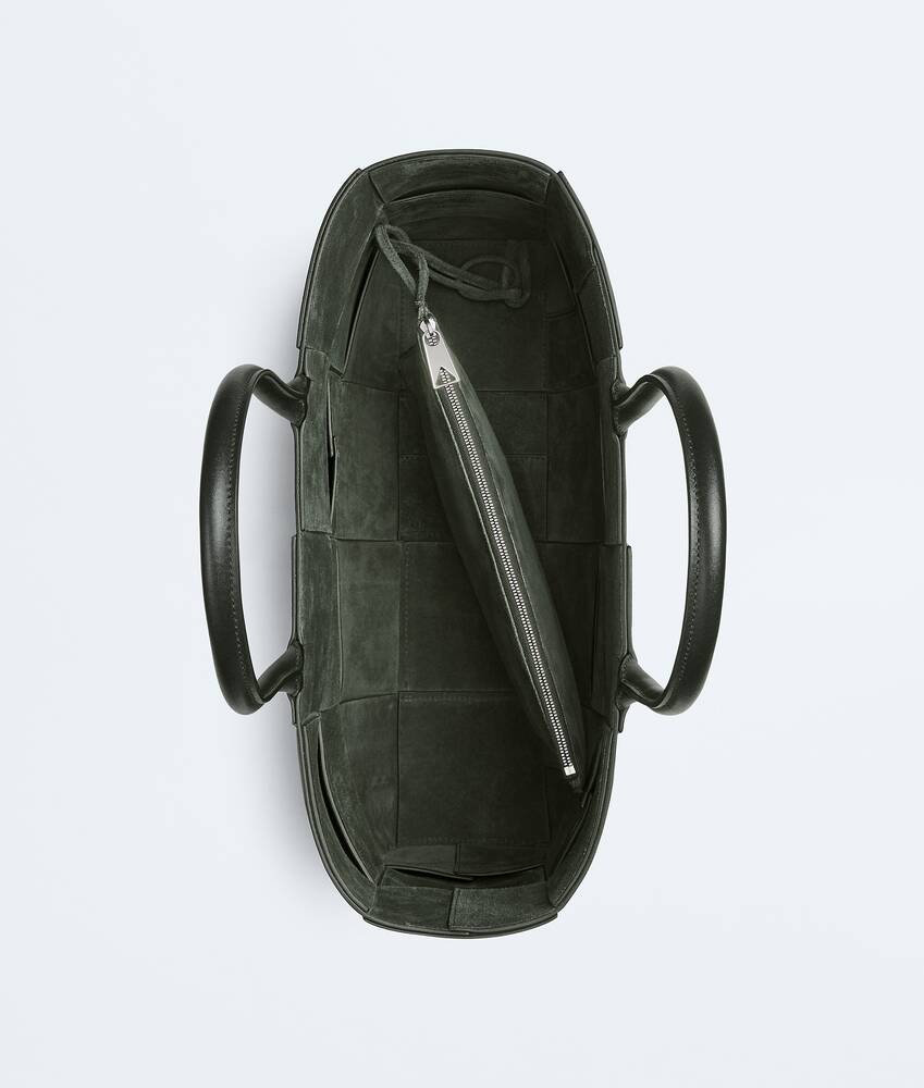 Men's Medium Arco Tote Bag in Dark green Bottega Veneta Japan EN - Image 3