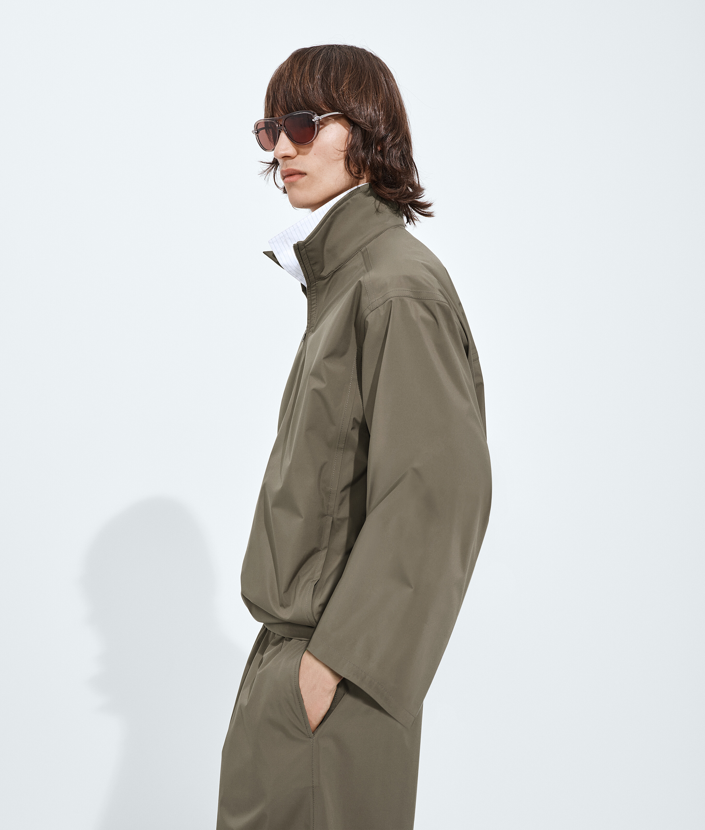 Men's Technical Blouson in Desert taupe Bottega Veneta Luxembourg EN - Image 2