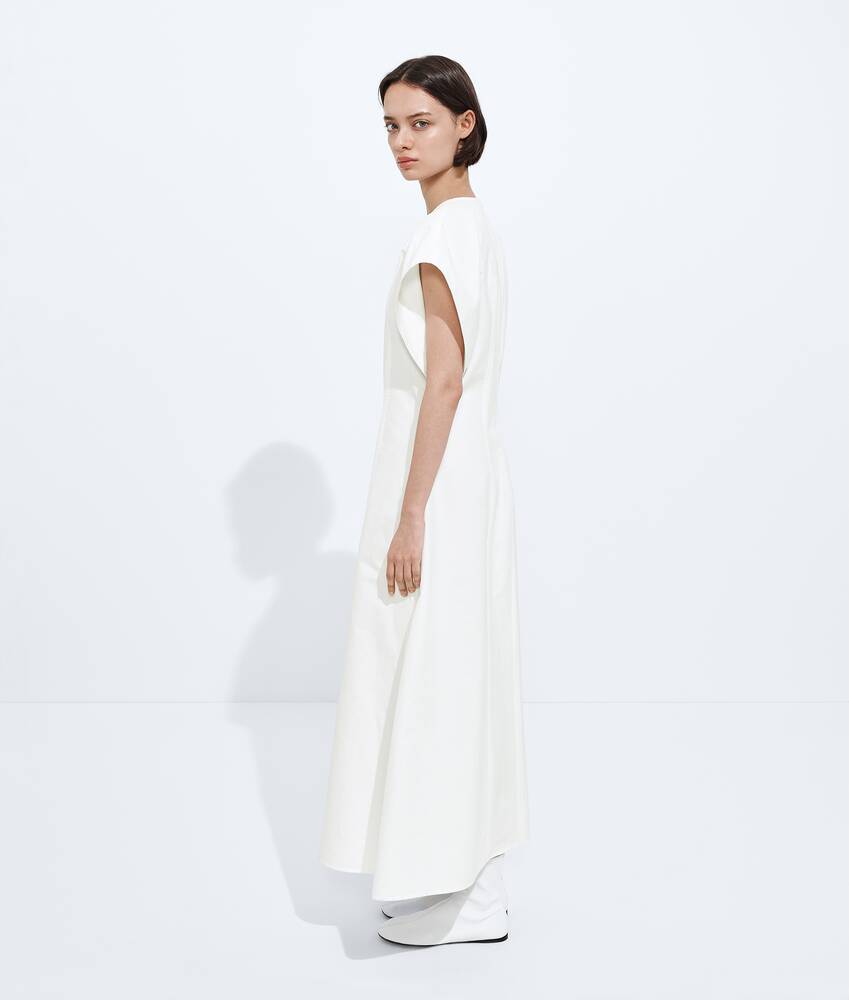 Robe en coton compact pour Femme en Chalk Bottega Veneta Canada FR - Image 2