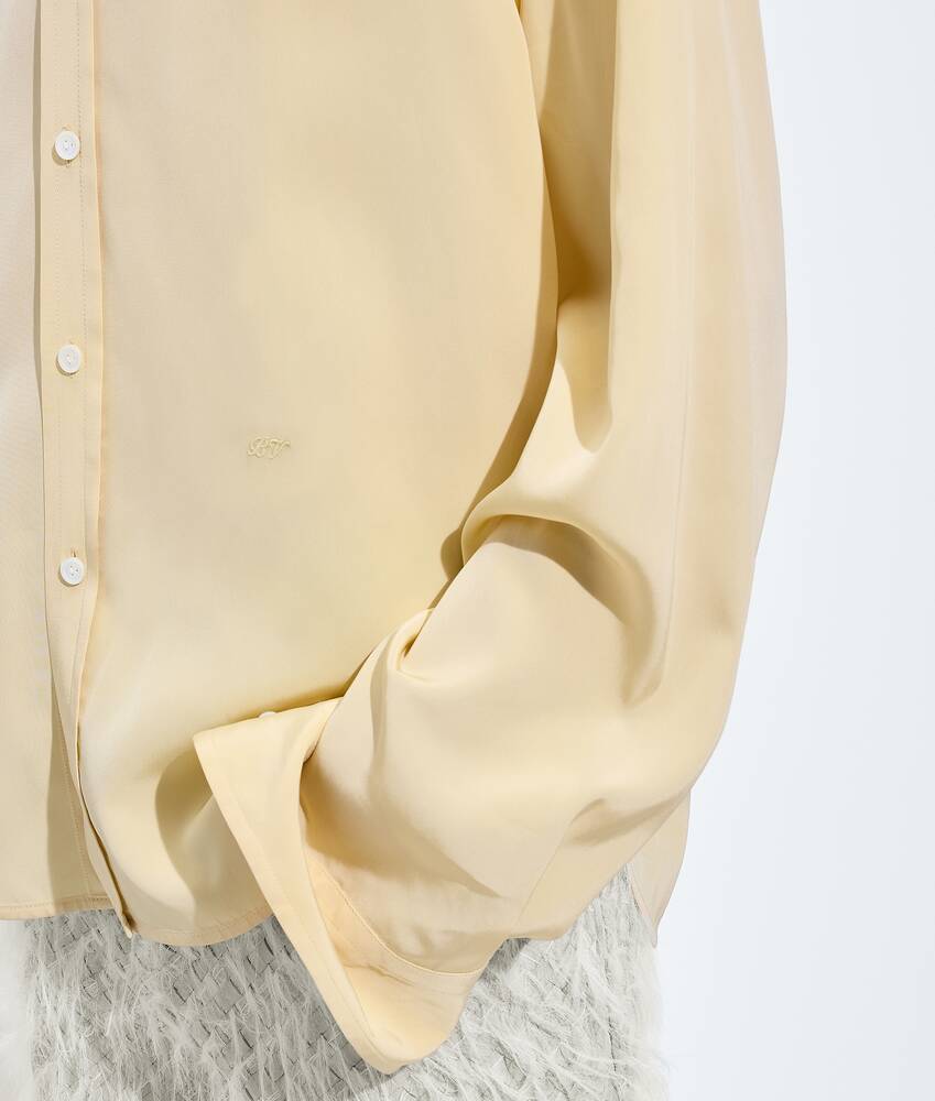 Hemd aus Seide und Viskosetoile f&uuml;r Damen in Solstice Bottega Veneta Deutschland DE - Image 5