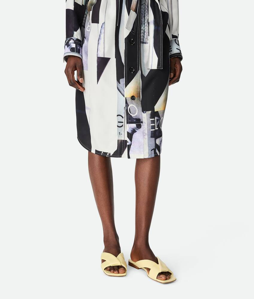 Women's Riva Flat Mule in Camomile Bottega Veneta United States EN - Image 2