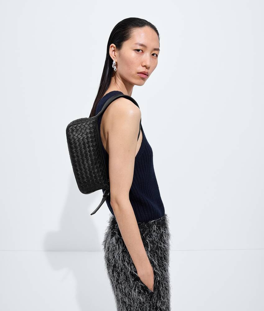 노도 숄더 백 에 대한 여성 에 블랙 Bottega Veneta 대한민국 KO - Image 5