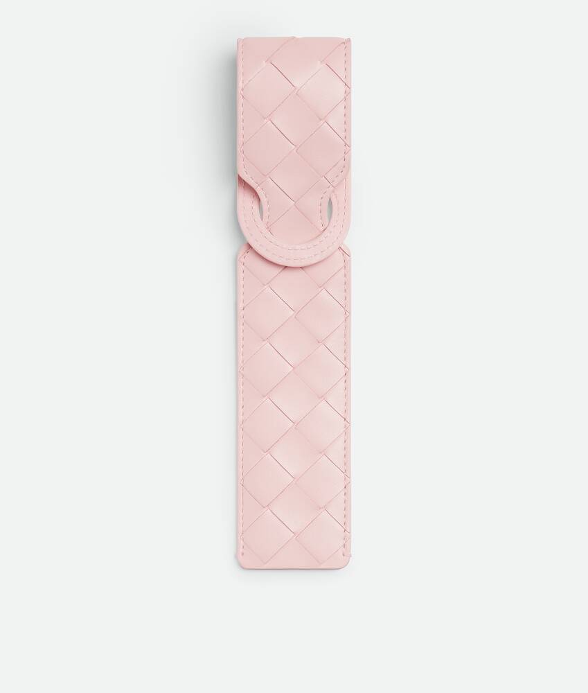 Men's Intrecciato Long Tag Holder in Rose Bottega Veneta United States EN - Image 2