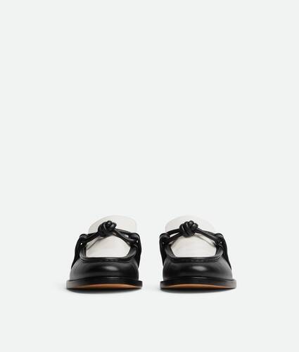 Mocassini Astaire da Donna in Black/white Bottega Veneta Italia IT - Image 3