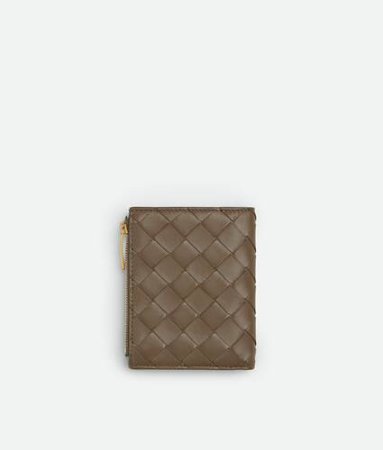 Women's Intrecciato Small Bi-Fold Wallet in Pinecone Bottega Veneta Romania EN - Image 3